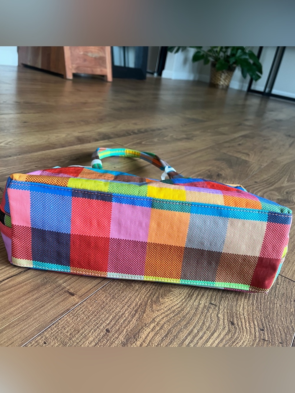 BAGGU UO Madras Bowler bag BNWT - Picture 4 of 16